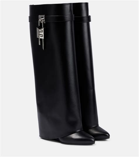 givenchy black and white boots|givenchy shark boots price.